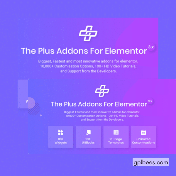 Theplus Add-On For Elementor Page Builder At Best Price - Gpl Bees