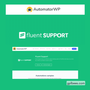 AutomatorWP - Fluent Support - Buy GPL 4 at Best Price