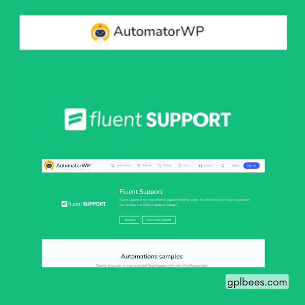 Automatorwp - Fluent Support At Best Price - Gpl Bees