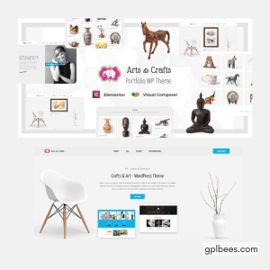 Crafts and Arts - Handmade Artist WordPress Theme - Buy GPL 18 at Best Price