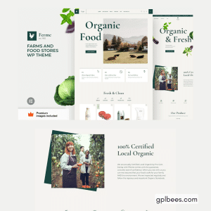Ferme - Food Store and Farm Elementor Pro Theme - Buy GPL 25 at Best Price