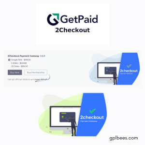 GetPaid 2Checkout Payment Gateway - Buy GPL 30 at Best Price