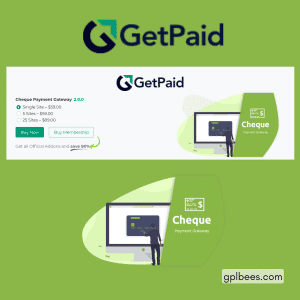GetPaid Cheque Payment Gateway - Buy GPL 31 at Best Price