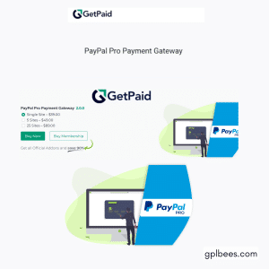 GetPaid PayPal Pro Payment Gateway - Buy GPL 33 at Best Price