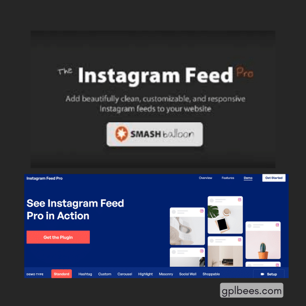 Instagram Feed Pro Wp Plugin At Best Price - Gpl Bees