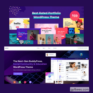 Leedo - Modern, Colorful and Creative Portfolio WordPress Theme - Buy GPL 44 at Best Price