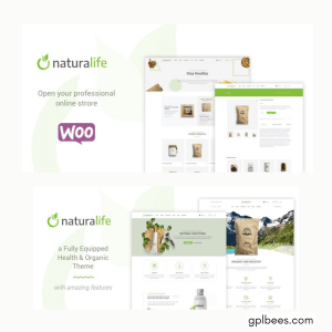 NaturaLife Health Organic Theme - Buy GPL 329 at Best Price