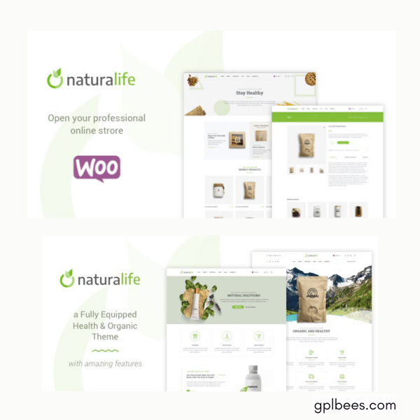 Naturalife Health Organic Theme At Best Price - Gpl Bees