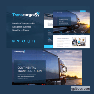 Transcargo - Transportation WordPress Theme - Buy GPL 65 at Best Price