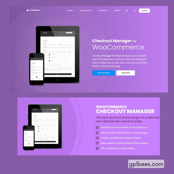 Woocommerce Checkout Manager Pro At Best Price - Gpl Bees
