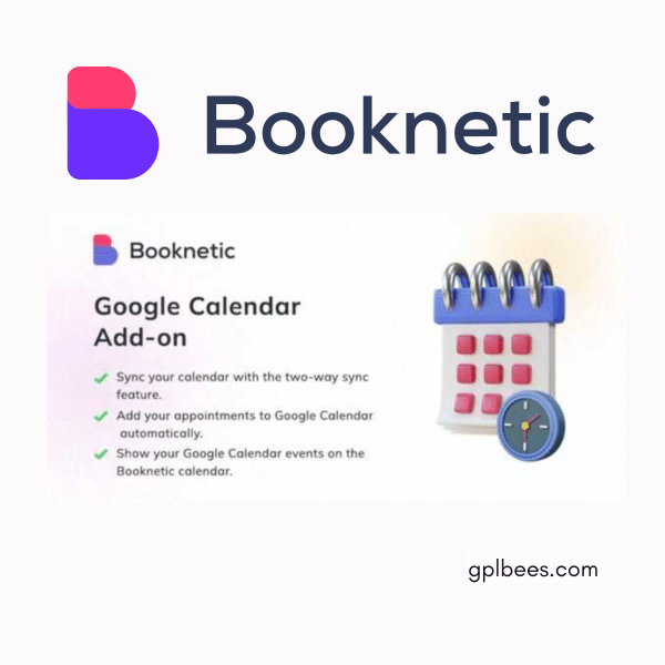 Booknetic - Google Calendar At Best Price - Gpl Bees
