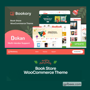 Bookory - Book Store WooCommerce Theme - Buy GPL 15 at Best Price
