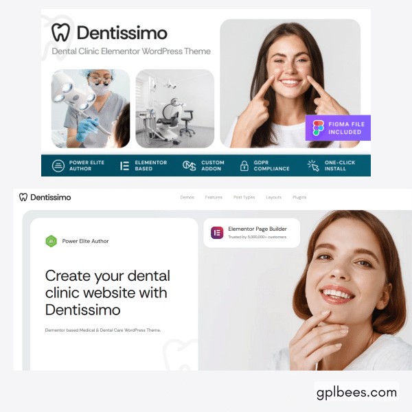 Dentissimo - Medical And Dentist Wordpress Theme At Best Price - Gpl Bees