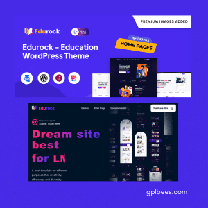 Edurock - Education and LMS WordPress Theme - Buy GPL 28 at Best Price