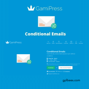 GamiPress - Conditional Emails - Buy GPL 39 at Best Price