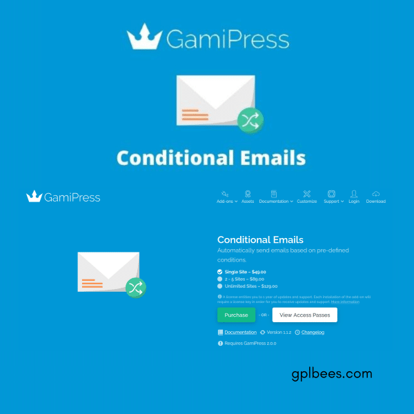 Gamipress - Conditional Emails At Best Price - Gpl Bees
