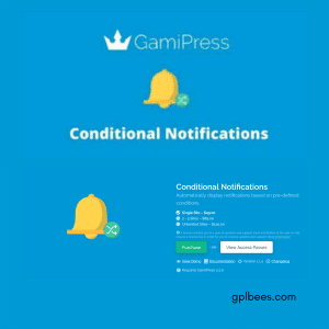 GamiPress - Conditional Notifications - Buy GPL 39 at Best Price