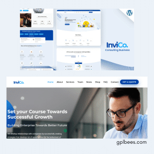 Invico - WordPress Consulting Business Theme - Buy GPL 55 at Best Price