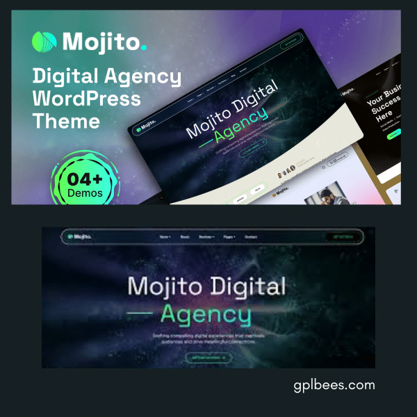 Mojito - Digital Agency Wordpress Theme At Best Price - Gpl Bees