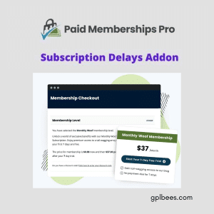 Paid Memberships Pro - Subscription Delay - Buy GPL 75 at Best Price