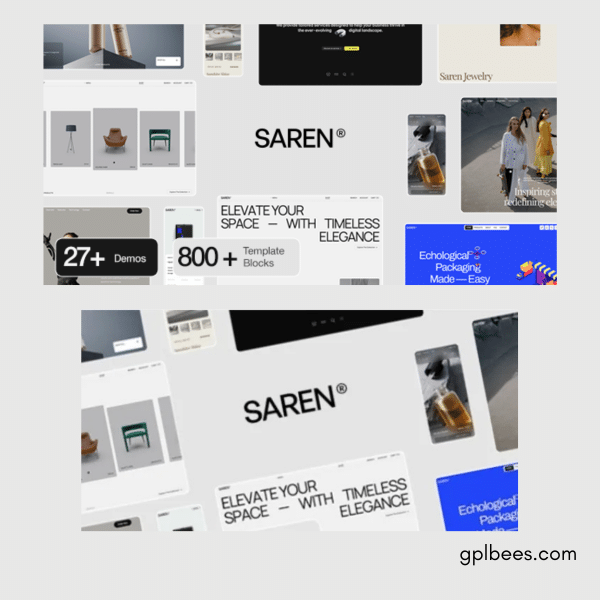 Saren - Multi-Concept Woocommerce Wordpress Theme At Best Price - Gpl Bees