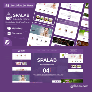 Spa Lab - Beauty Spa, Health Spa Theme - Buy GPL 78 at Best Price