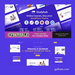 Studyhub - Education WordPress Theme - Buy GPL 81 at Best Price