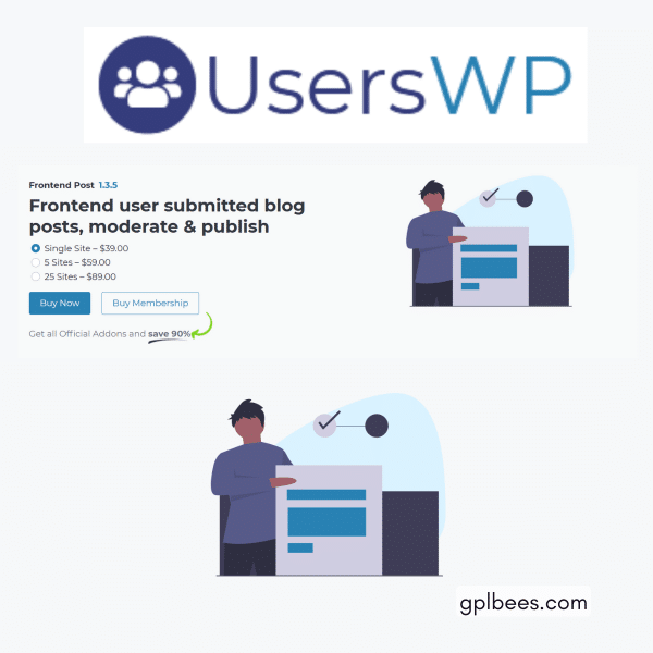 Userswp Frontend Post At Best Price - Gpl Bees