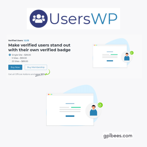 Userswp Verified Users At Best Price - Gpl Bees
