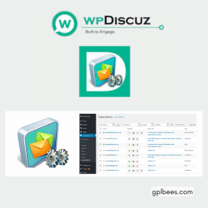 wpDiscuz - Subscription Manager - Buy GPL 100 at Best Price