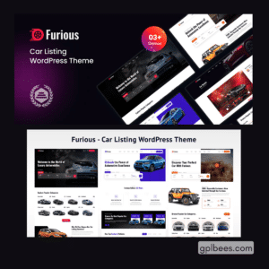 Furious - Car Listing WordPress Theme - Buy GPL 38 at Best Price