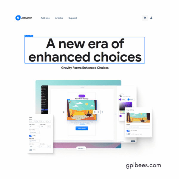 Gravity Forms Enhanced Choice At Best Price - Gpl Bees