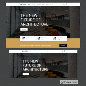 Kitecx - Architecture and Interior WordPress Theme - Buy GPL 59 at Best Price