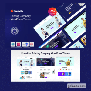 Presvila - Printing Company WordPress Theme - Buy GPL 78 at Best Price