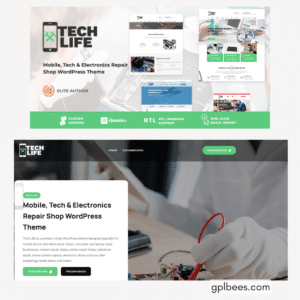 TechLife - Mobile, Tech and Electronics Repair Shop WordPress Theme - Buy GPL 96 at Best Price
