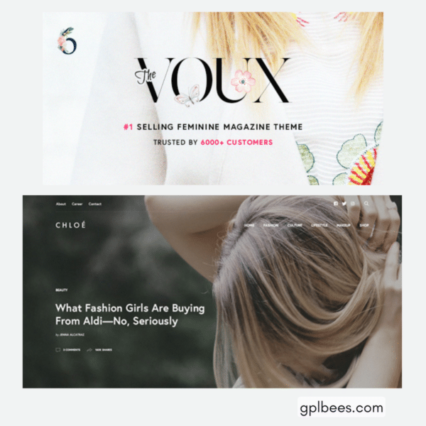 The Voux - A Comprehensive Magazine Wordpress Theme At Best Price - Gpl Bees