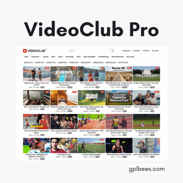 Videoclub Pro At Best Price - Gpl Bees