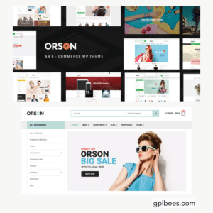 Orson - Innovative Ecommerce WordPress Theme - Buy GPL 73 at Best Price
