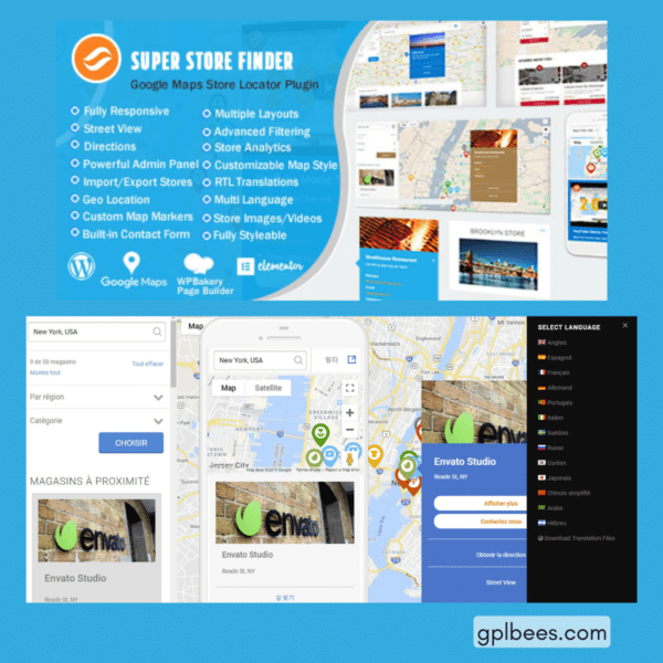 Super Store Finder For Wp At Best Price - Gpl Bees